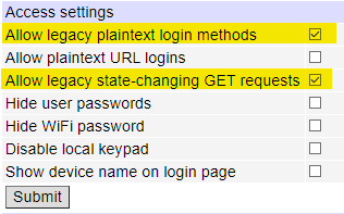 Plaintext authentication